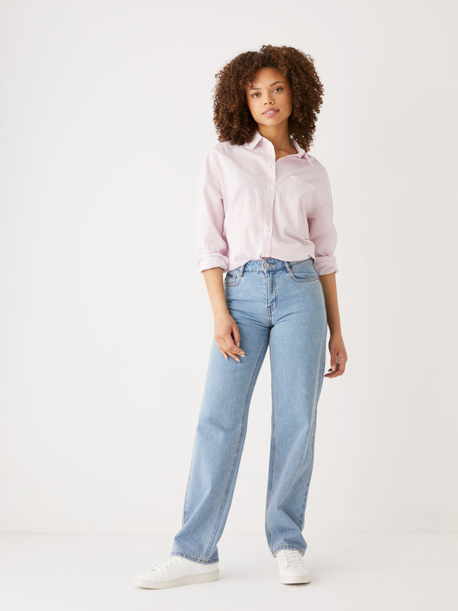 The Mid Rise Courtney Loose Fit Jean in Light Indigo – Frank And Oak USA