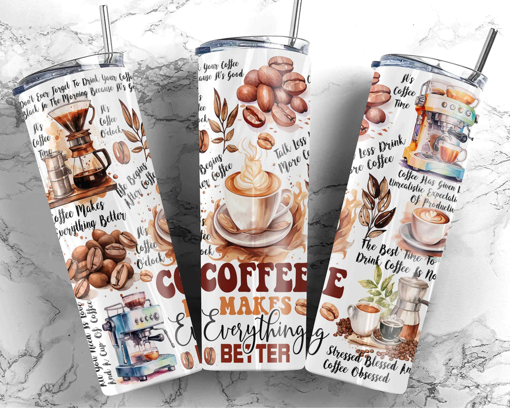 Printable Coffee Tumbler Template