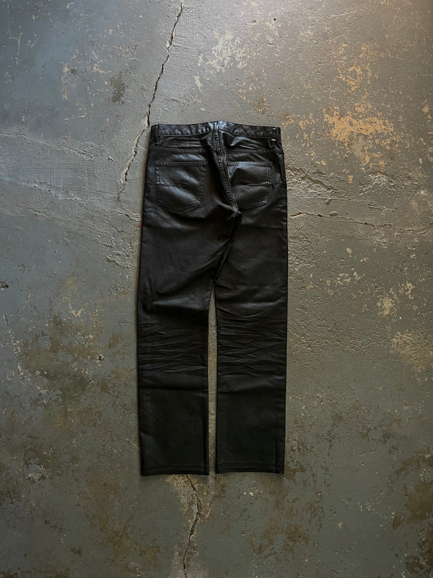 Dior AW03 “Luster” Waxed Jeans