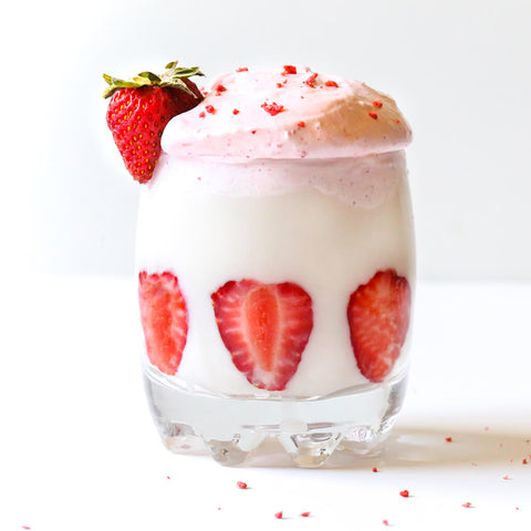 Whipped Strawberry Milk - skywhip cream chargers
