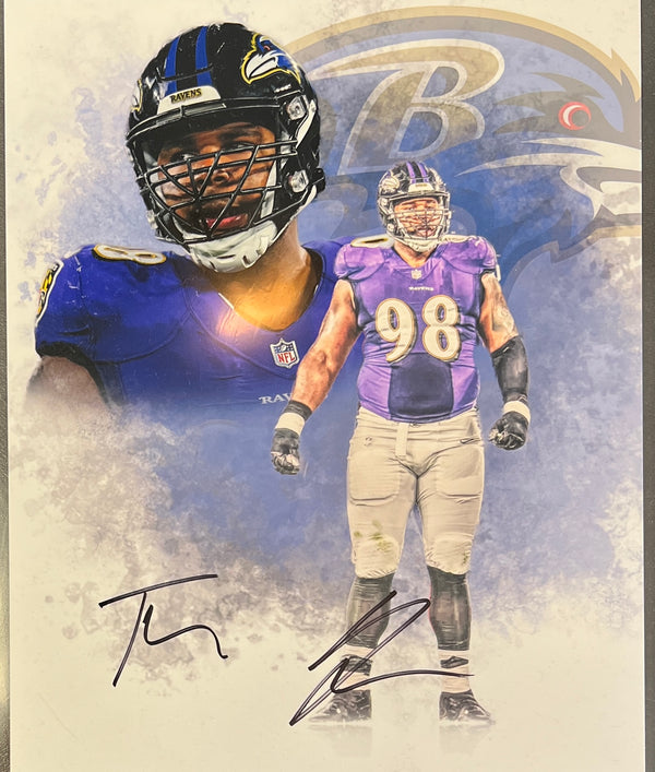 Justin Tucker Autographed Baltimore Ravens NFL Record Pro Style