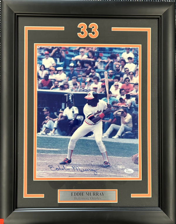 Eddie Murray Autographed Signed Framed Baltimore Orioles 