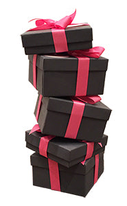 Stack of Jewelry Boxes - Free Gift Wrapping