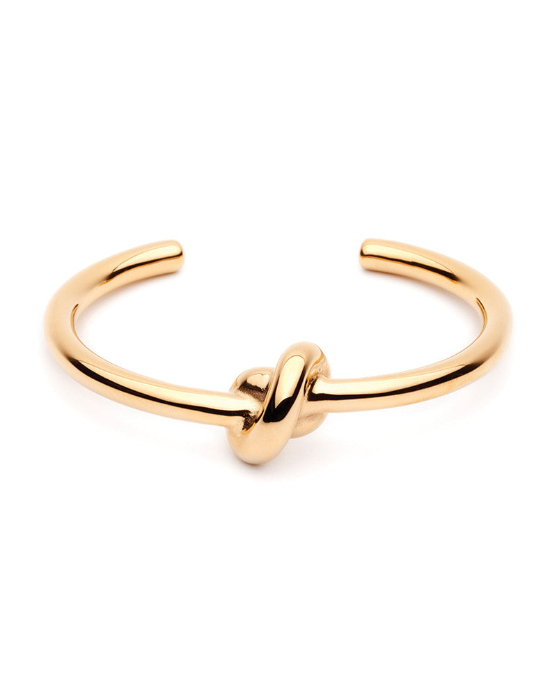 Amber Sceats | Gold Knot Bangle Bracelet – Online Jewelry Boutique