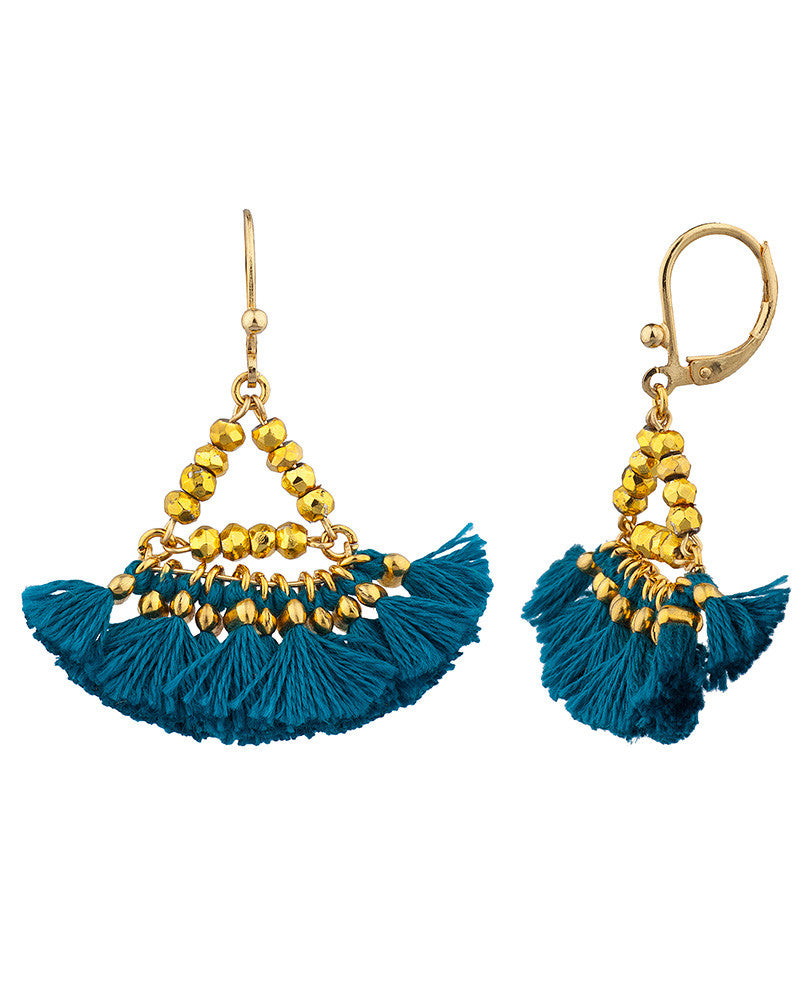 Shashi | Lilu Teal Earrings – Online Jewelry Boutique