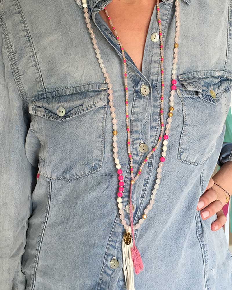 Chan Luu Beaded Necklace 2024 towncentervb