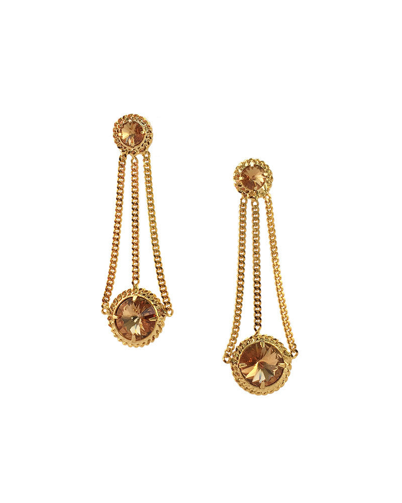 Courtney Lee Brittany Gold Earrings – Online Jewelry Boutique