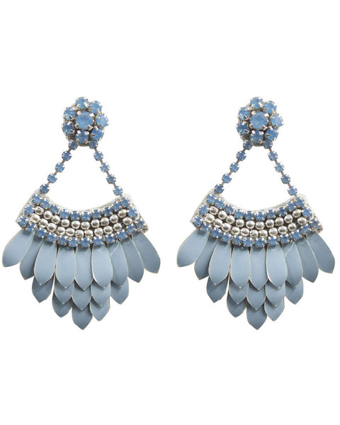Deepa Gurnani | Tasmin Blue Earrings – Online Jewelry Boutique