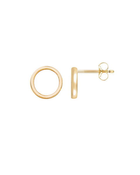 Jaimie Nicole | Gold Circle Stud Earrings – Online Jewelry Boutique