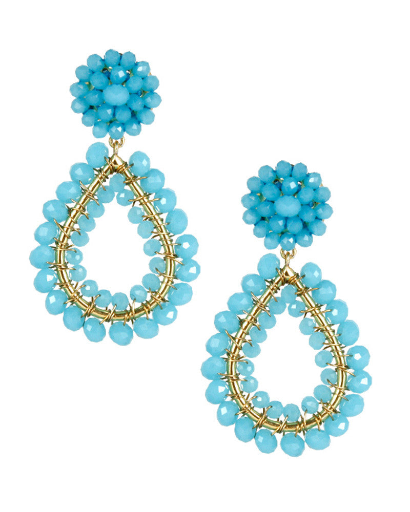 Lisi Lerch | Margo Aqua Earrings – Online Jewelry Boutique