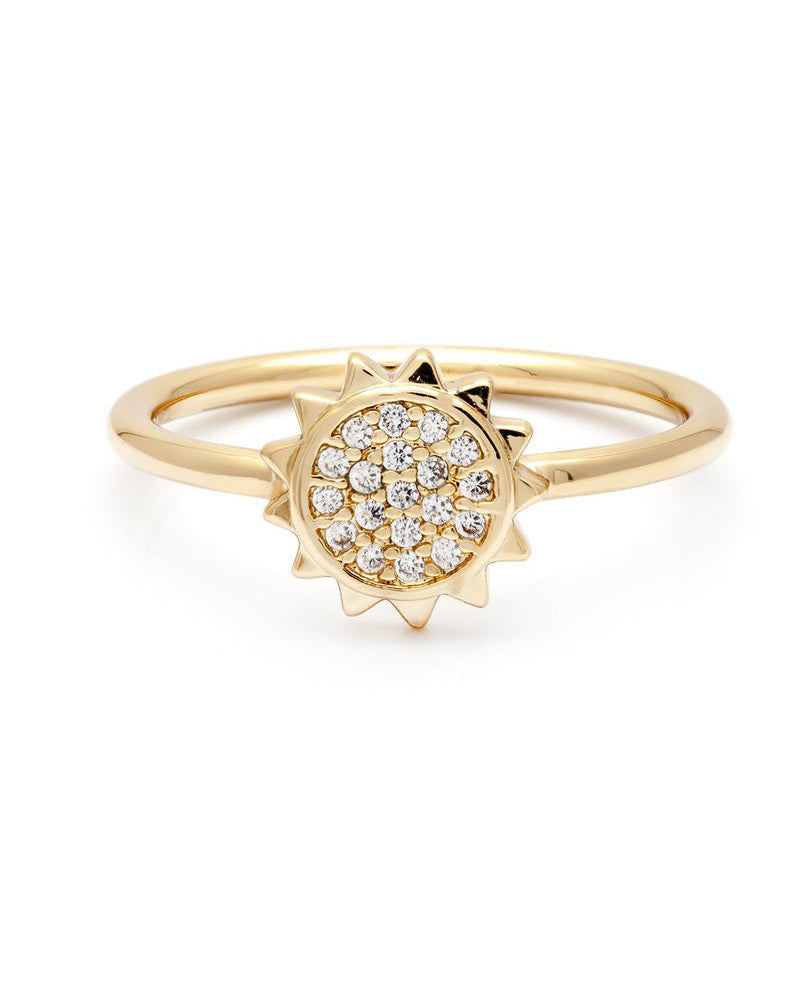 Girls gold heart ring that says sunshine like stores new