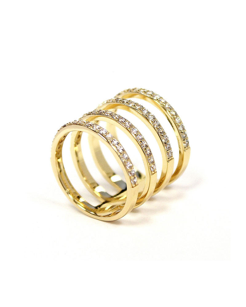 Melanie Auld Pave 4 Tier Ring – Online Jewelry Boutique