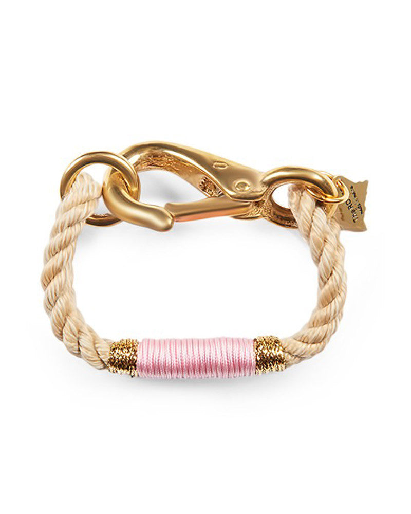 The ROPES | Gold and Pink Camden Rope Bracelet – Online Jewelry Boutique