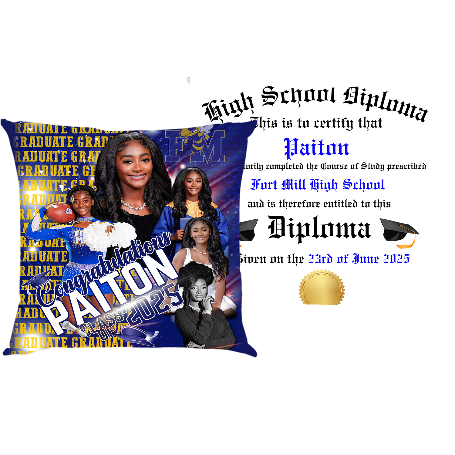 Paiton - Grad Pillow