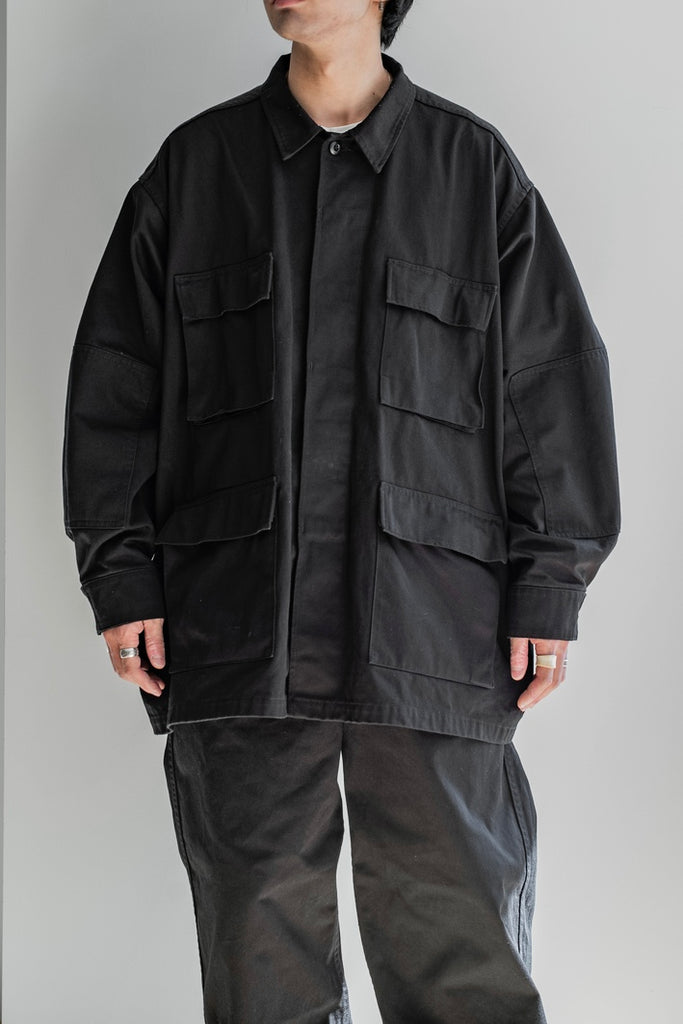 BDU JACKET BLACK 357 改 SET UP | cliché