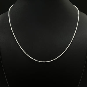 1.5MM Sterling Silver Rope Chain - Imbued