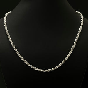 4MM Sterling Silver Rope Chain - Imbued