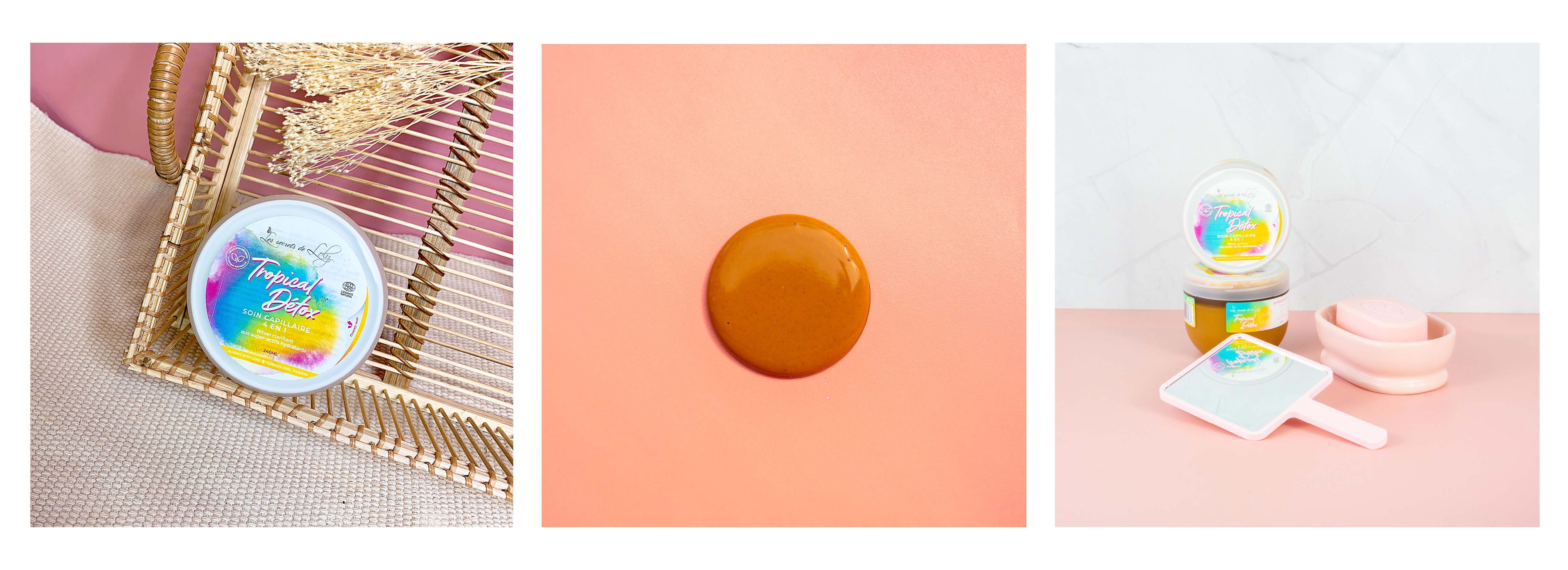 Desintoxicación tropical: producto para cabello texturizado de Les Secrets de Loly