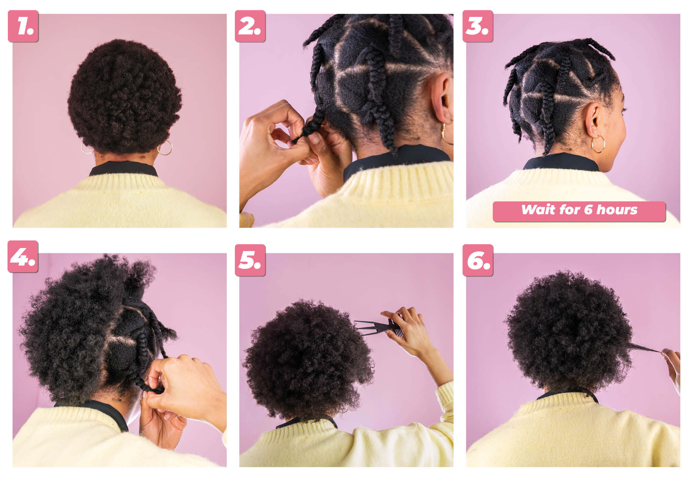 Shrinkage Kinky hair - Les Secrets de Loly