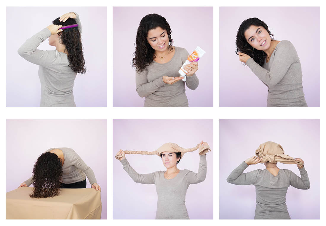 Plopping: best technique to dry your hair without damaging it – Les Secrets de Loly