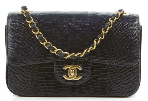 Chanel Handtasche Exoten Leder Vintage