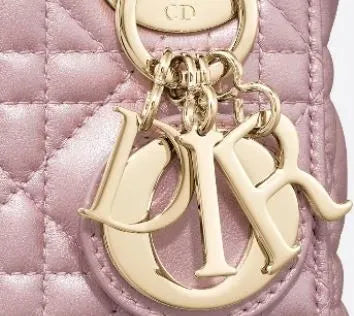 Logo und Charms einer Dior Handtasche