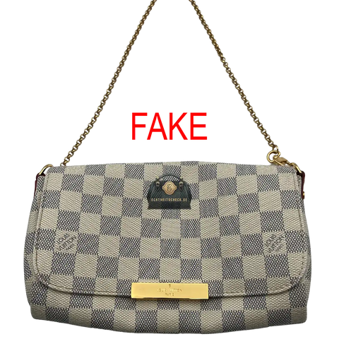 Fake Louis Vuitton Azur Favorite MM Tasche