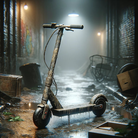 Dirty Electric scooter