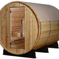 Princeton Barrel Sauna with Rain Jacket