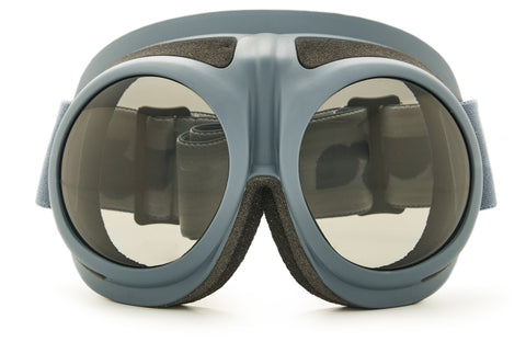 blue fluga sports ROVfluga goggles with grey ZEISS lenses