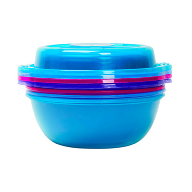 Easylunchboxes - Salad To-Go Containers - Reusable Bowl with Built-in, Leak-Proof Dressing Cup for Salad, Pasta, Cereal, Rice & More - Great for