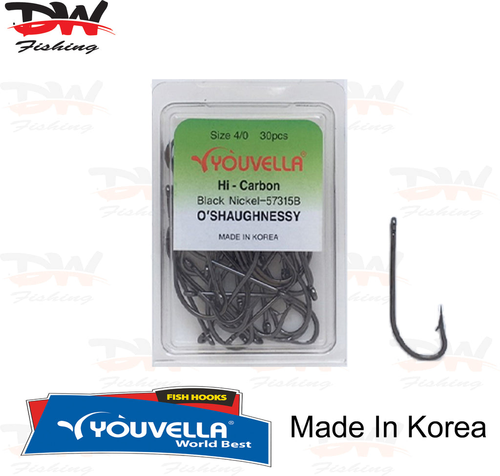 Youvella Straight Open Eye Gang Hooks (30pk)