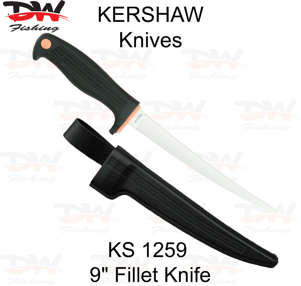 Kershaw 1257 Fillet Knife 7 Blade, Co-Polymer Handle, ABS Sheath -  KnifeCenter - 1257X