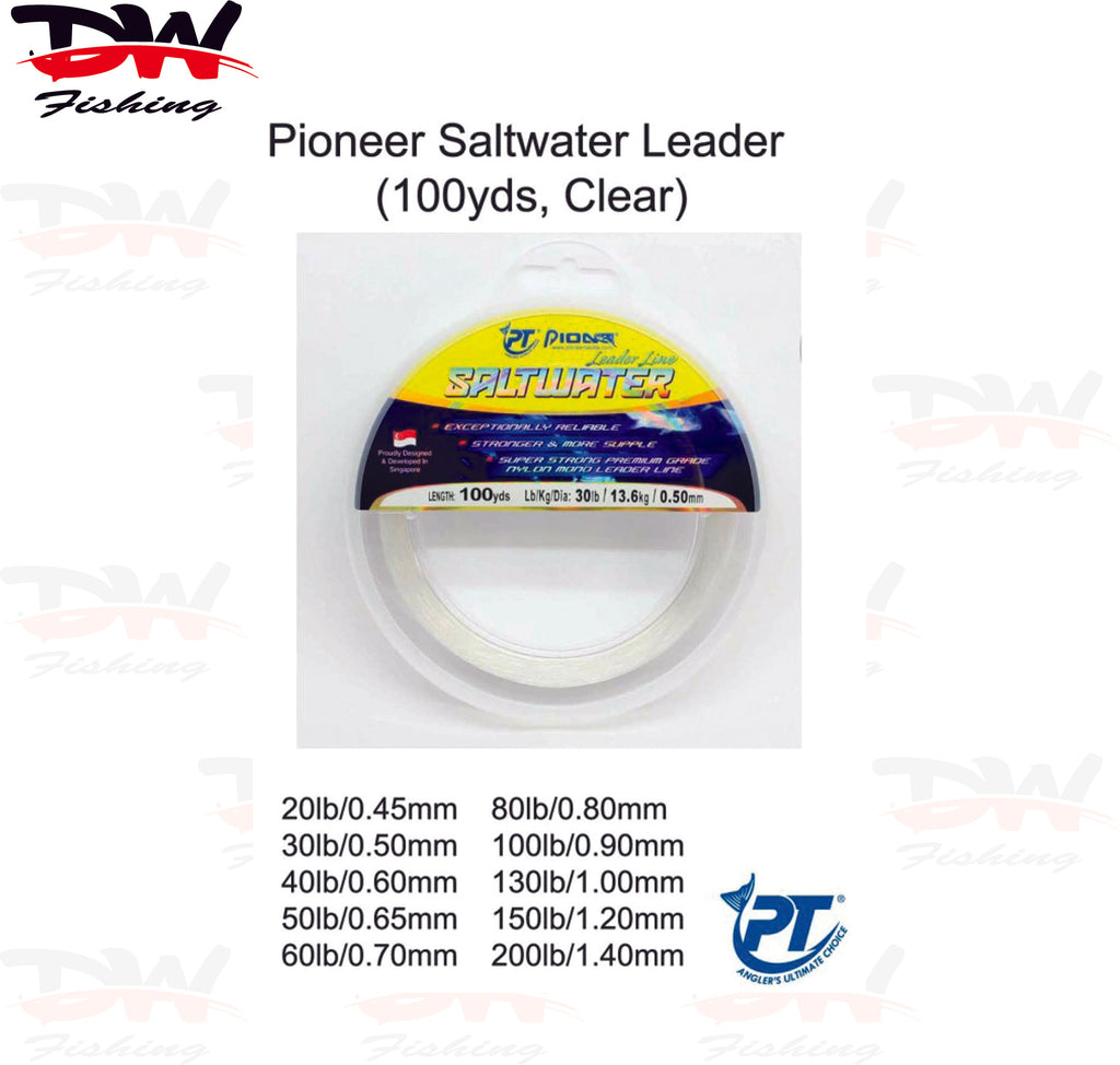 Pioneer Invisible Fluorocarbon Pink Fishing Leader Line - 40Lb, Shop  Today. Get it Tomorrow!