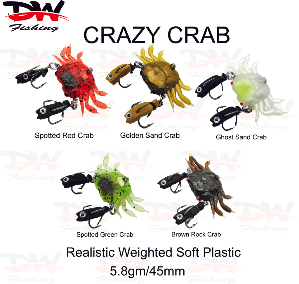 4pcs Crab Soft Fishing Lure Artificial Silicone Lifelike Fake Bait  12.5cm/8g