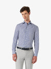 Slim fit cotton shirt with spread collar - Lyon