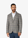 Checked wool blend jacket - Holden