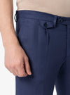 Pantalone in lino con pences - Comfort Elegante
