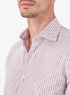 Hemd mit französischem Kragen aus Baumwollleinen – Pete Barris
