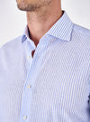 Hemd mit französischem Kragen aus Baumwollleinen – Pete Barris