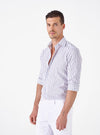 French collar shirts in cotton linen - Pete Barris