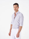 French collar shirts in cotton linen