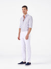 French collar shirts in cotton linen - Pete Barris