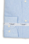 French collar shirt in cotton linen - Elegant