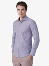 Camicia Collo Francese Slim Fit in Cotone - Alipein - Fusaro Antonio dal 1893