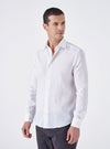 Camicia in lino cotone collo francese - Elegant - Fusaro Antonio dal 1893 - Fusaro Antonio