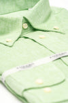 Camicia manica lunga bottom down in lino cotone - Tommy - Fusaro Antonio dal 1893 - Fusaro Antonio
