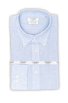 Camicia manica lunga bottom down in lino cotone - Tommy - Fusaro Antonio dal 1893 - Fusaro Antonio