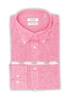 Camicia manica lunga bottom down in lino cotone - Tommy - Fusaro Antonio dal 1893 - Fusaro Antonio