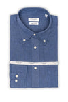 Camicia manica lunga bottom down in lino cotone - Tommy - Fusaro Antonio dal 1893 - Fusaro Antonio